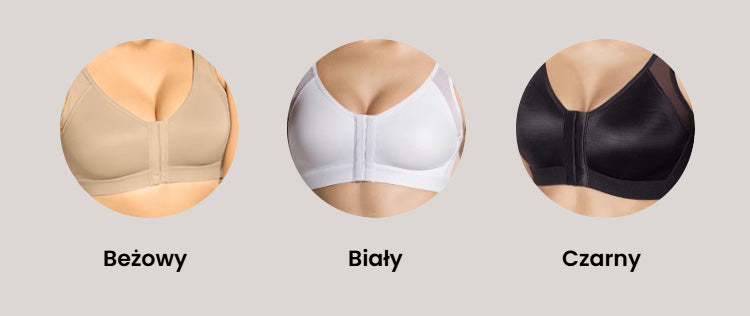 Wielofunkcyjny biustonosz z regulowanym podtrzymaniem