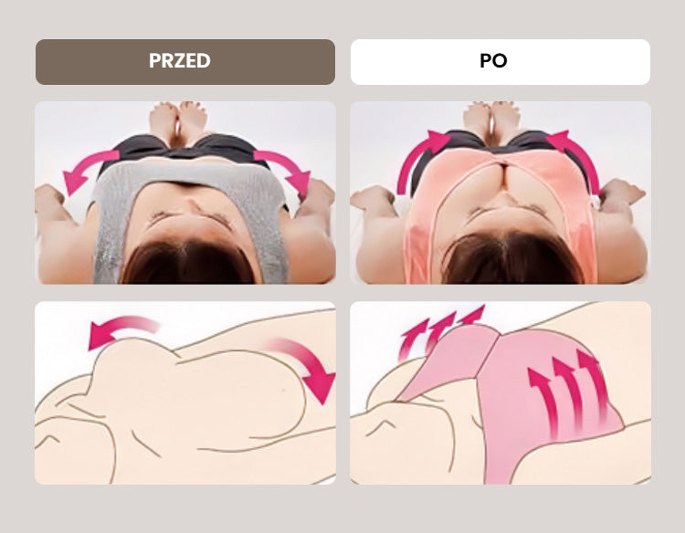 Wielofunkcyjny biustonosz z regulowanym podtrzymaniem