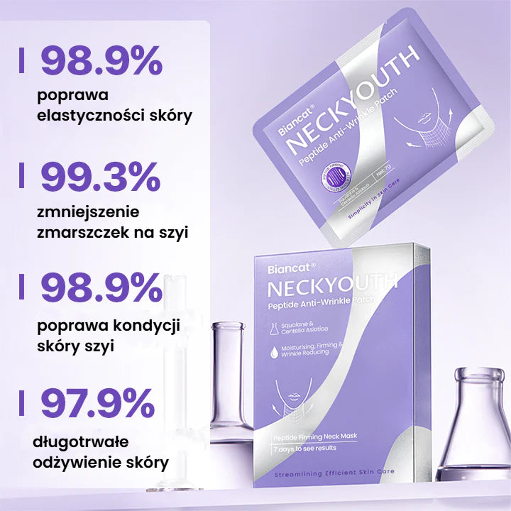 Przeciwzmarszczkowy plaster na szyję z peptydami