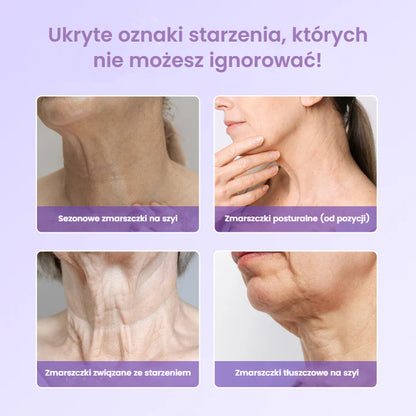 Przeciwzmarszczkowy plaster na szyję z peptydami