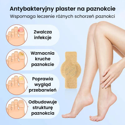 FungalPatch – Antybakteryjny plaster przeciwgrzybiczy i pielęgnacja paznokci