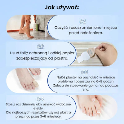 FungalPatch – Antybakteryjny plaster przeciwgrzybiczy i pielęgnacja paznokci