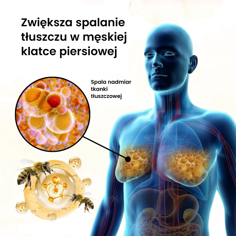 Olejek na powiększone piersi u mężczyzn