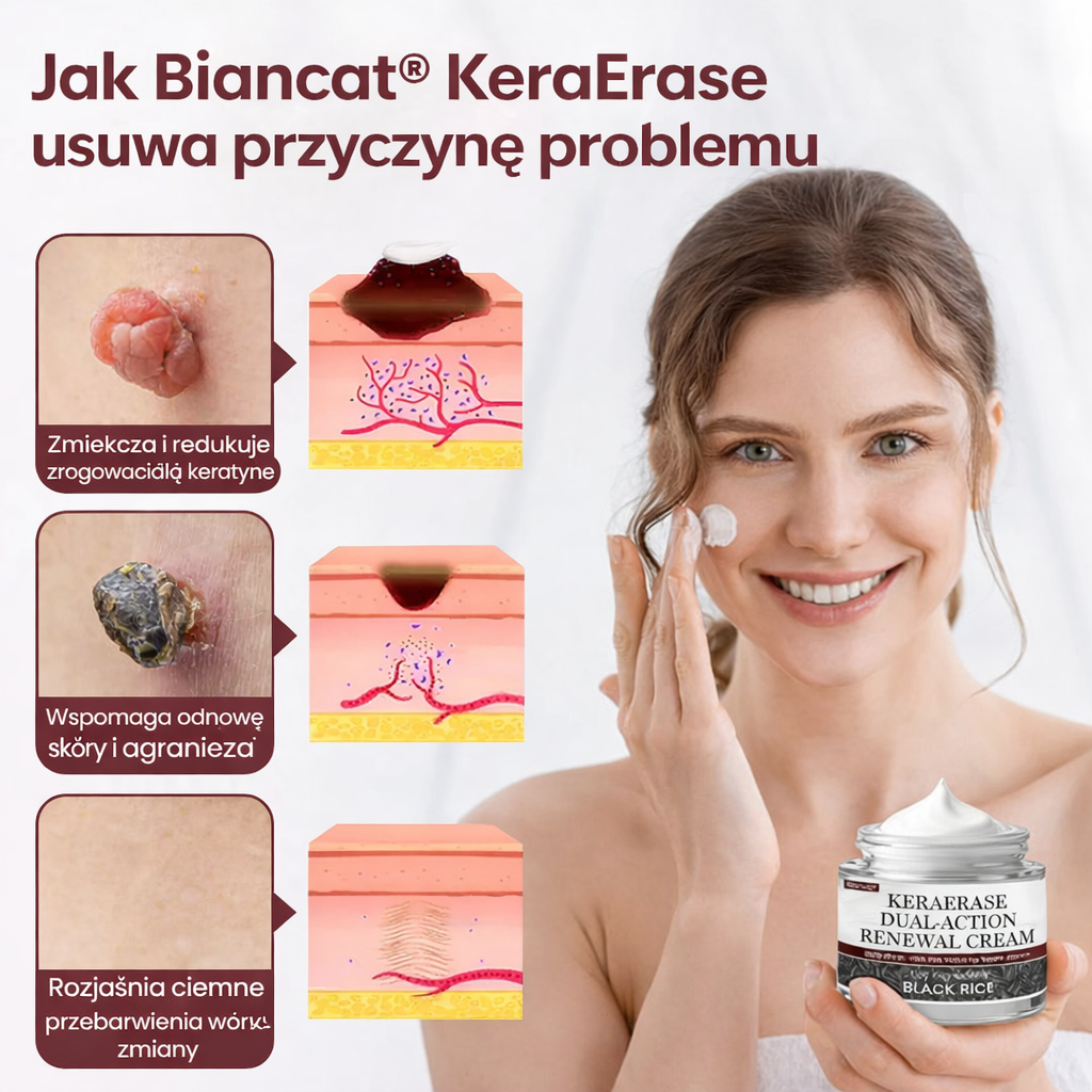 Krem odnawiający Biancat® KeraErase Dual-Action